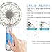 Anpress Handheld Fan Mini Portable Personal Fan USB Rechargeable Battery Cooling Fan for Home Office Outdoor Travel
