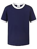 Spring&Gege Boys Short Sleeve Ringer Tee Kids