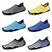 CIOR Men and Women’s Barefoot Quick-Dry Water Sports Aqua Shoes with 14 Drainage Holes for Swim, Walking, Yoga, Lake, Beach, Garden, Park, Driving, Boating,SYY04,w.Grey,46