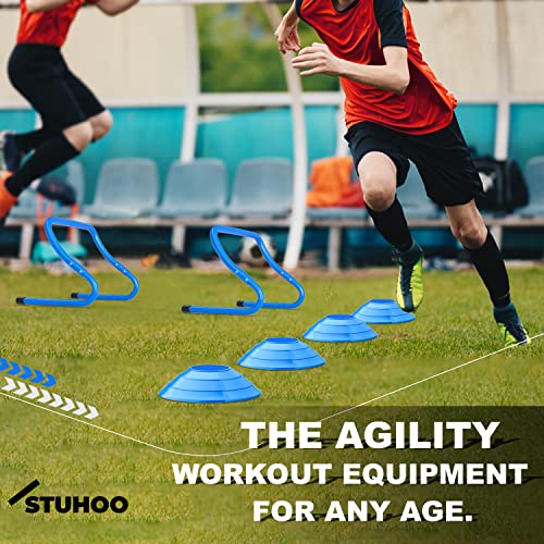 STUHOO Agility Training Equipment Set Soccer Training Equipment for