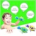 2 Pack Baby Bath Toys Clockwork Turtle for Toddlers Boys Girls, Wind up Water Toys Swimming Turtle Summer Pool Bathroom Float Toy Kids Child Plastic Bathtub Baby Shower Set for Bath Fun Time