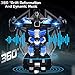 RC Cars Robot for Kids Remote Control Car Transformers Gesture Sensing Toys with One-Button Deformation and 360°Rotating Drifting 1:14 Scale , Aluminum Alloy Best Gift for Boys and Girls (Blue)thumb 3