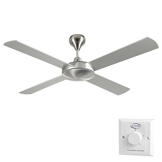 title=MiniSun- Moderno ventilatore di soffitto di grandi dimensioni (132cm)- in