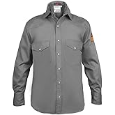 Flame Resistant FR Welding Shirt - 100% C - 9 oz