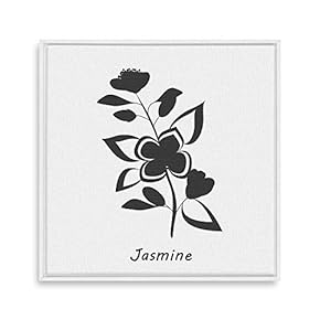 Framed Canvas Wall Art for Living Room, Bedroom Nordic Style Plants Theme Canvas Prints for Home Decoration Ready to Hang - 16x16 inches