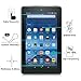 TANTEK [2-Pack Screen Protector for Amazon Fire HD 7 (5th Gen-2014,7 inch),Tempered Glass Film,Ultra Clear,Anti Scratch,Bubble Free,Case Friendly