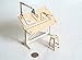 Miniature Drafting Table Model Kit Lasercut Architectural DIY Model with real Wood Tabletop