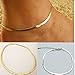 LanLan Adjustable Fashion Foot Beach Jewellery Herringbone Ankle Bracelet Chain Anklet ,Main Colour:gold