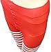 Funny Party Hats Christmas Tights - Costume Accessory - Thigh Highs and Tights (Red & White Striped)
