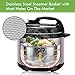 Te-Rich Pressure Cooker Accessories - Stainless Steel Steamer Basket - 10 Pcs Accessory Set Compatible with Instant Pot