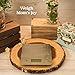 Etekcity Large Food Scale Digital Kitchen Weight Grams and Ounces for Baking and Cooking Stainless Steel, Blue Display