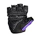 Harbinger Women's Flexfit Wash and Dry Weightlifting Gloves with Padded Leather Palm (Pair) (2017 Model), Purple, Small