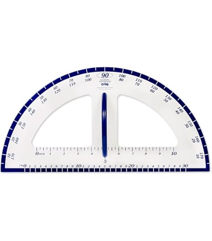 Clear Square Protractor Clear Plastic 4 Inch Protractors Pack Of 60 Math Supplies 4-Inch Clear ...