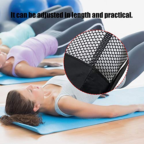 Triamisu-Portable-Yoga-Pilates-Mat-Nylon-bag-Carrier-Mesh-Center-Adjustable-Strap-Carry-Storage-Rolling-Type-Vaccum-Compressed-Bags-Black
