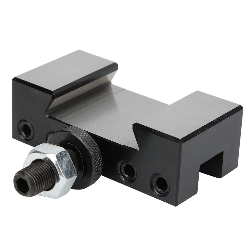 250-101 3/16-1/2inch Lathe Tool Post Holder, Steel Lathe Tool Rest Bracket CNC Turning Tools Lathe Parts, High Performance and Durable(250-101)