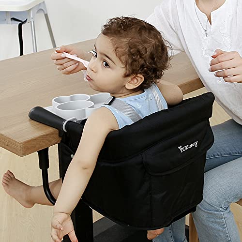 Hook On Chair, FoldFlat Storage and Tight Fixing Clip on Table High