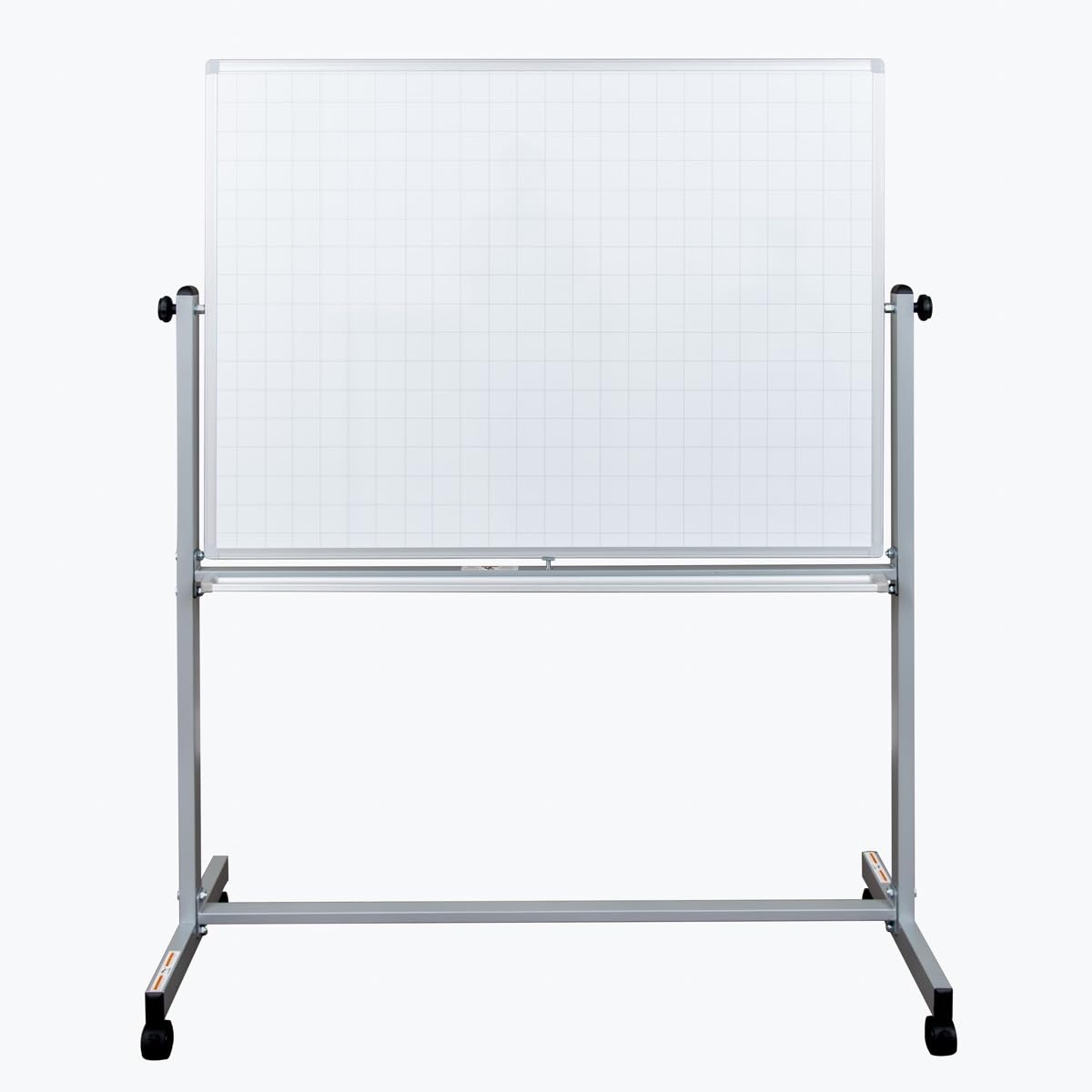 Photo 1 of Classroom Basics 123-MB4836LB 48" x 36" Mobile Magnetic Combination Ghost Grid/Whiteboard, Reversible White Board with Casters, Aluminum Frame, Dry Erase Surface, 51.5" W x 65.5" H