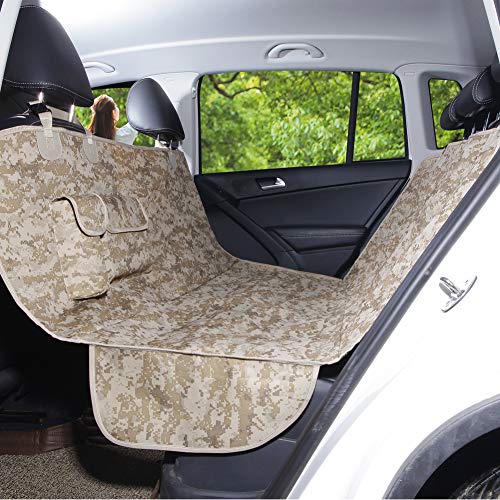 image for AMOFY Pet Dog Car Seat Cover, Portable Durable Ripstop Waterproof Scra