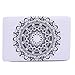 HDE Plastic Hard Shell Case for MacBook Air 13 Inch (Models: A1369/A1466), Mono Mandala