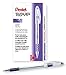 R.S.V.P. Stick Ballpoint Pen, Violet Ink, Fine, 0.70 mm, 12/Pack