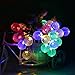 oobest Solar String Light Waterproof Multicolour 6 Meters 30 LED Crystal Ball for Christmas Tree , Patio, Lanscape, Holiday, Wedding, Lawn Decoration