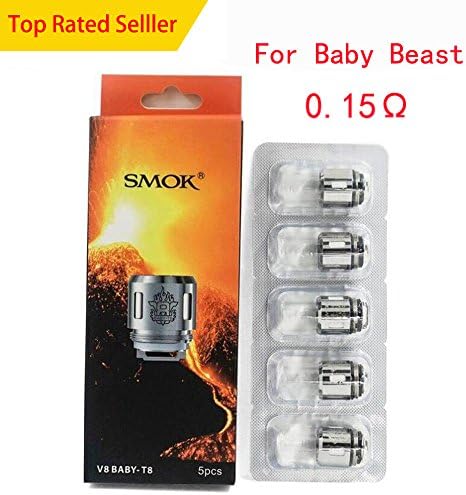 5pcs Original ŠMOḰ ŤḞṼ8 BǞbý &amp; Big BǞbý BeǞŠt ŤanḰ 0.15 oḣm BǞbý T8 COÎLS