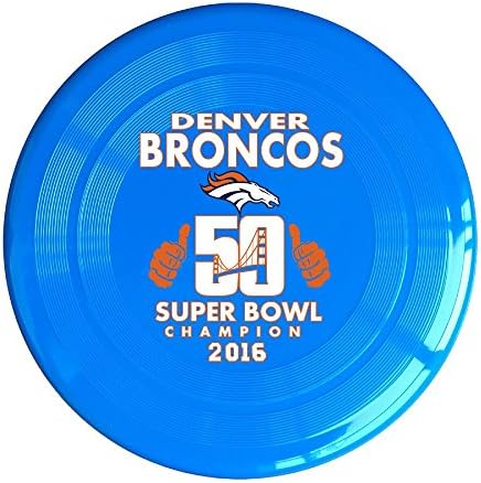 SYYFB Unisex Denver 50th Football Game Win Outdoor Game Frisbee Sport RoyalBlue