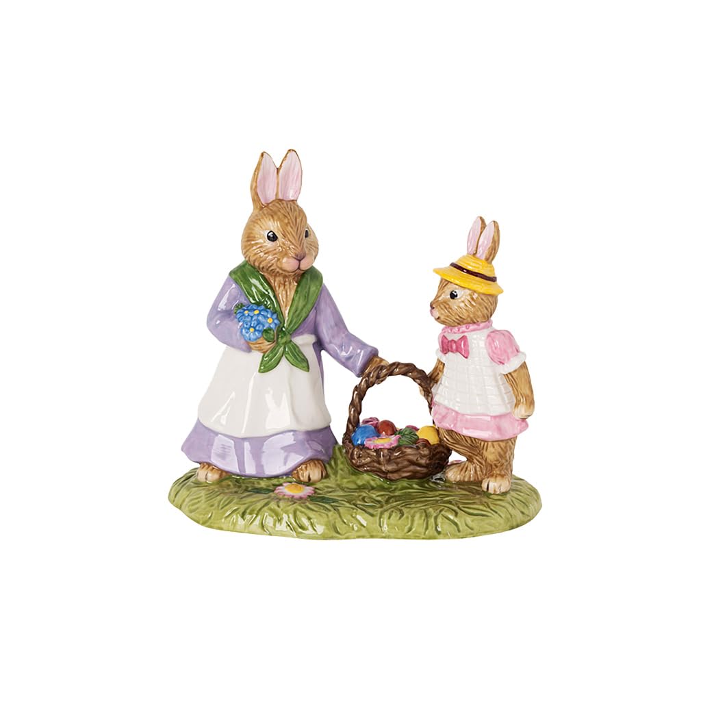 Villeroy & Boch Bunny Tales Floral Meadow, 8 x 13 x 12 cm porcelain figurine, multicoloured