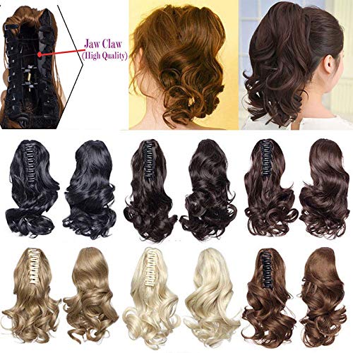 Fashion Claw On Ponytail Long Short Cute Clip In Pony Tail Hair