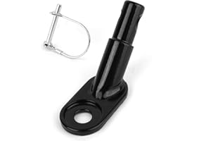 Bike Trailer Hitch Coupler Connector, Black Bicycle Trailer Adapter Cycling Adapter Attachment Accessories Parts for Kid Pet 