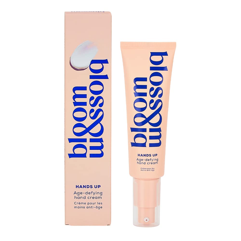 Bloom and Blossom | Hands Up Age-Defying Hand Cream, Ultra-Nourishing and Hydrating Moisturising Cream, Anti-Ageing Hand Cream with Niacinamide, Liquorice Root, and Shea Butter, 50ml