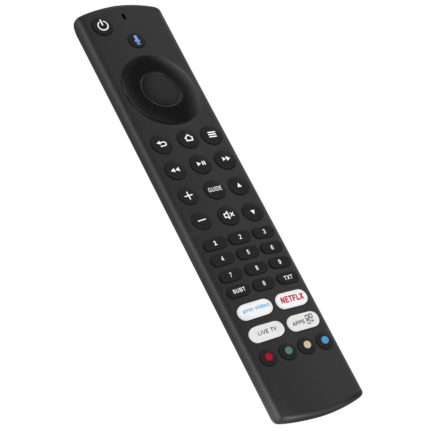 Replacement Voice Search Remote RM-C3253 Suit for JVC TV Edition Smart 4K HDR LED TV LT40CF890 LT43CF890 LT43CF890A LT49CF890 LT50CF890 LT55CF890 LT65CF890 For Bush TV w/Voice Search