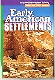 Paperback Real-World Problem Solving Library - Math and Social Studies - Early American Settlement (GREEN) Book