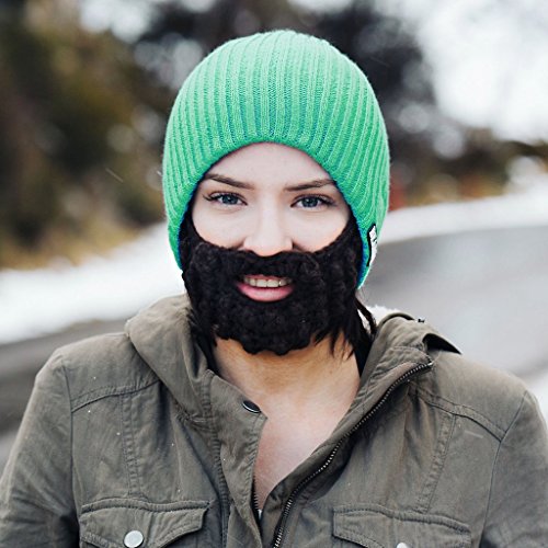 Detachable Beard Hat, Green Brown