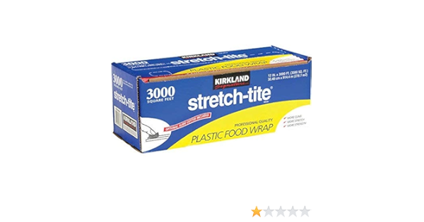 Kirkland Signature Stretch Tite 12 X 3000 Food Wrap Amazon Ca Home Kitchen