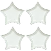 SOCOSY Star Shaped Multipurpose Ceramic Sauce Dish Seasoning Dishes Sushi Dipping Bowl Appetizer Plates Serving Dish Saucers 