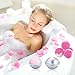 Metal Bath Bomb Mold Set,Bath Bomb Molds Kit for Homemade 3 Sizes 7 Sets 14 Pcs and 100 PCS Shrink Wrap Bags-Extra Thick Aluminum Alloy- Easy to Use and Sturdy