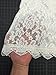 Flower Girl to crus Dress, Lace Dress 3/4 Sleeve Dress (White, 6-7 Years)