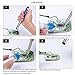 Full Set 60W Adjustable Temperature ON/OFF Switch Welding Soldering Iron Kit with Solder Sucker,Desoldering Wick, Solder Wire, Anti-static Tweezers and Stand with Cleaning Sponge