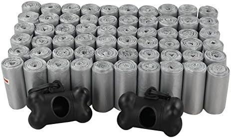Anbers Dog Waste Bags Include 2 Dispensers, 1200 Counts/ 60 Rolls