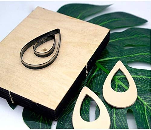 1Pcs 2 Inch Teardrop Earring Die Cut for Handmade Craft-Earring Cutting Dies for DIY Craft-Die Cuts for Making Earrings-Die Cuts for Earrings-Metal Earring Die Cuts for DIY Craft (Style 2)