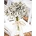 Artificial Fake Flowers Babys Breath/Gypsophila Bouquets for Wedding Home DIY Decoraction 7 PCS White