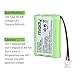 Miady 900mAh 3.6V NI-MH Replacement Battery for Motorola mbp36s Baby Monitor (Check Connector Picture)