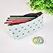 Outus 4 Pieces Canvas Pen Pencil Case Stationery Pouch Bag Case