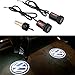 CHAMPLED for VW Volkswagen Car Auto Laser Projector Logo Illuminated Emblem Under Door Step Courtesy Light Lighting Symbol Sign Badge LED Glow Performance
