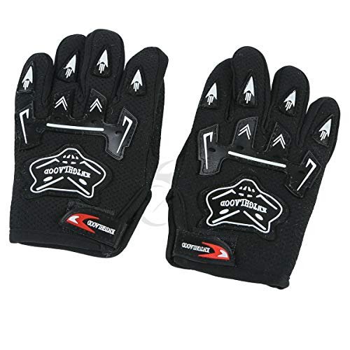 TCTMT ATV Helmet+Goggles+Gloves DOT Youth Helmet Motocross Hot Black