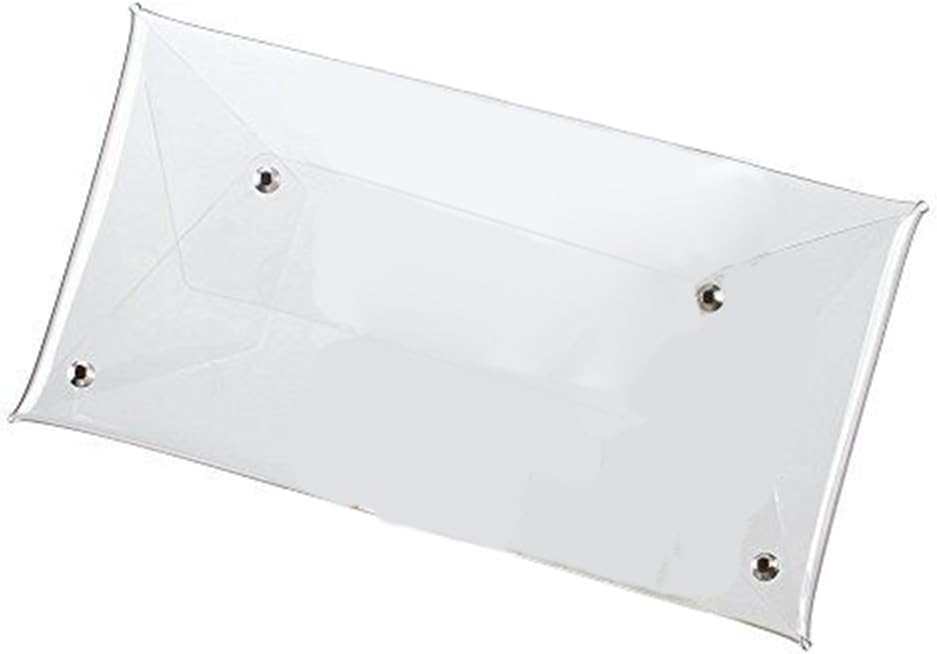 Women's Clear Purse Clutch Bag Transparent Handbag PVC Envelope Bag for Women, NFL Stadium Approved