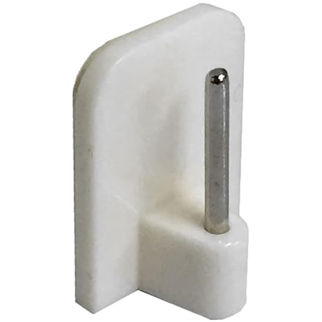 Fort Fasteners Curtain Wire End Hooks For Upvc Windows White 4