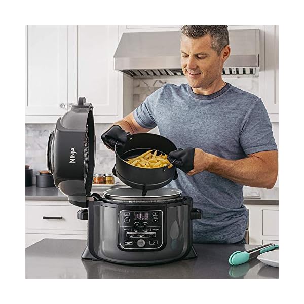 Ninja Foodi OP305 6.5 Quart TenderCrisp Pressure Cooker Black/Gray