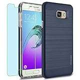 Samsung Galaxy A7 (2016) / A710F Case, INNOVAA Luminous Hybrid Armor Case (Not Compatible with Samsung Galaxy A7 (2015) / A700) W/ Free Screen Protector & Touch Screen Stylus Pen - Dark Blue